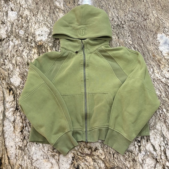 Lululemon Oversized Scuba Cropped Full Zip - Picture 1 of 4